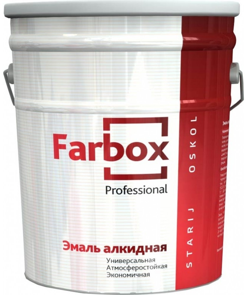 Эмаль ПФ-115 Farbox коричневый 20кг