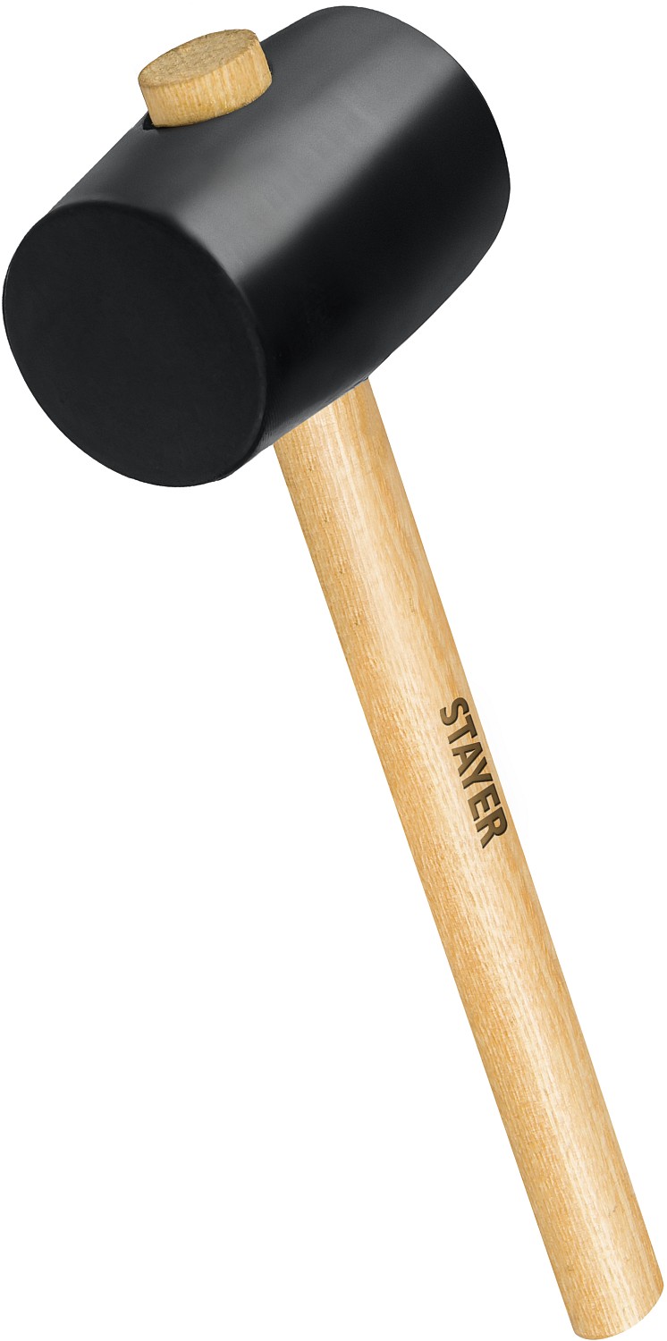 Черная резиновая киянка ЗУБР 340 г 20505-55