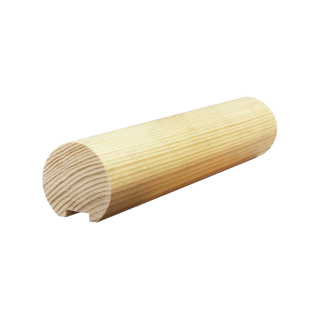 Перила деревянные круглые 50х50х4000 для плоских балясин Сосна А
