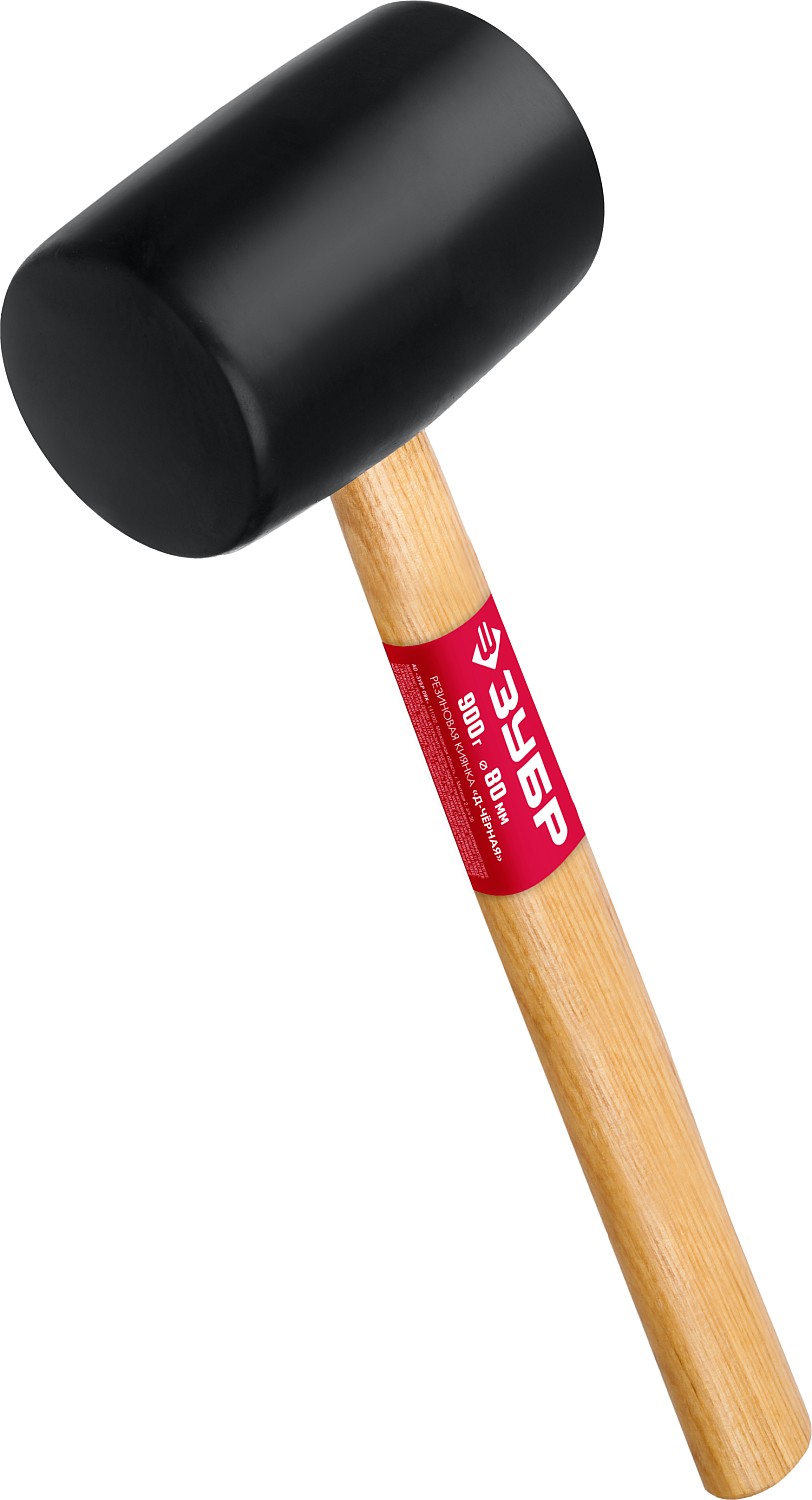 Черная резиновая киянка ЗУБР 450 г 2050-65_z02